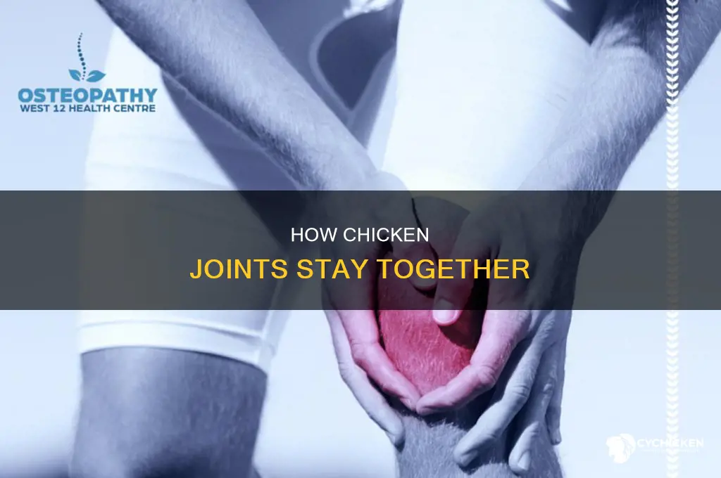 what structure holds the chicken bones together at the joint