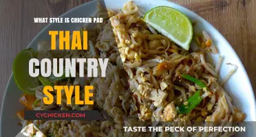 Exploring the Rustic Charm of Country-Style Chicken Pad Thai