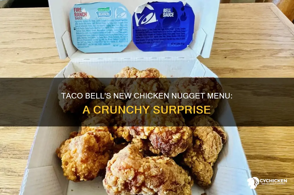what taco bell has chicken nuggets