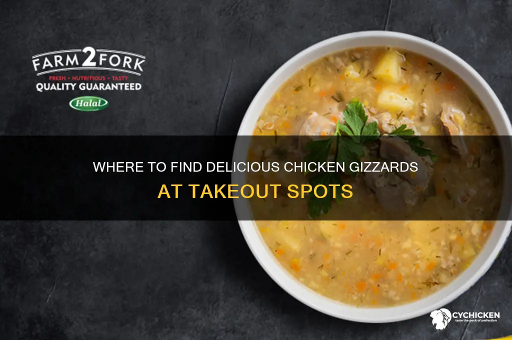 what take out chicken places do gizzards