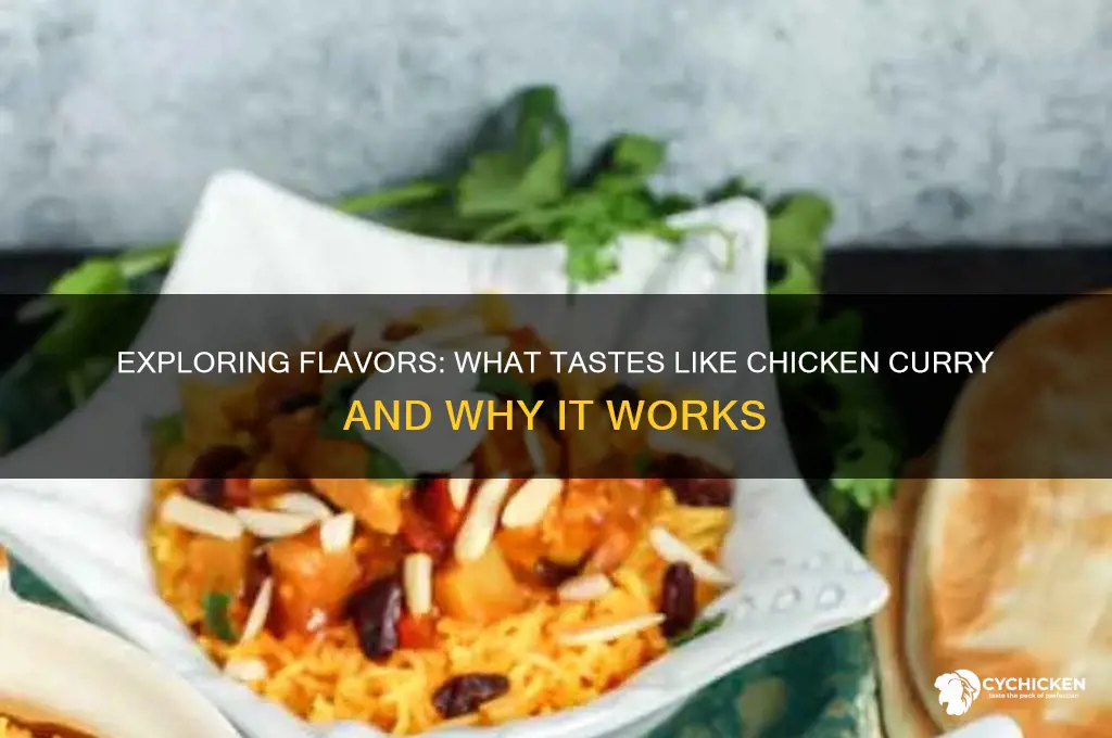 what taste like chicken curry