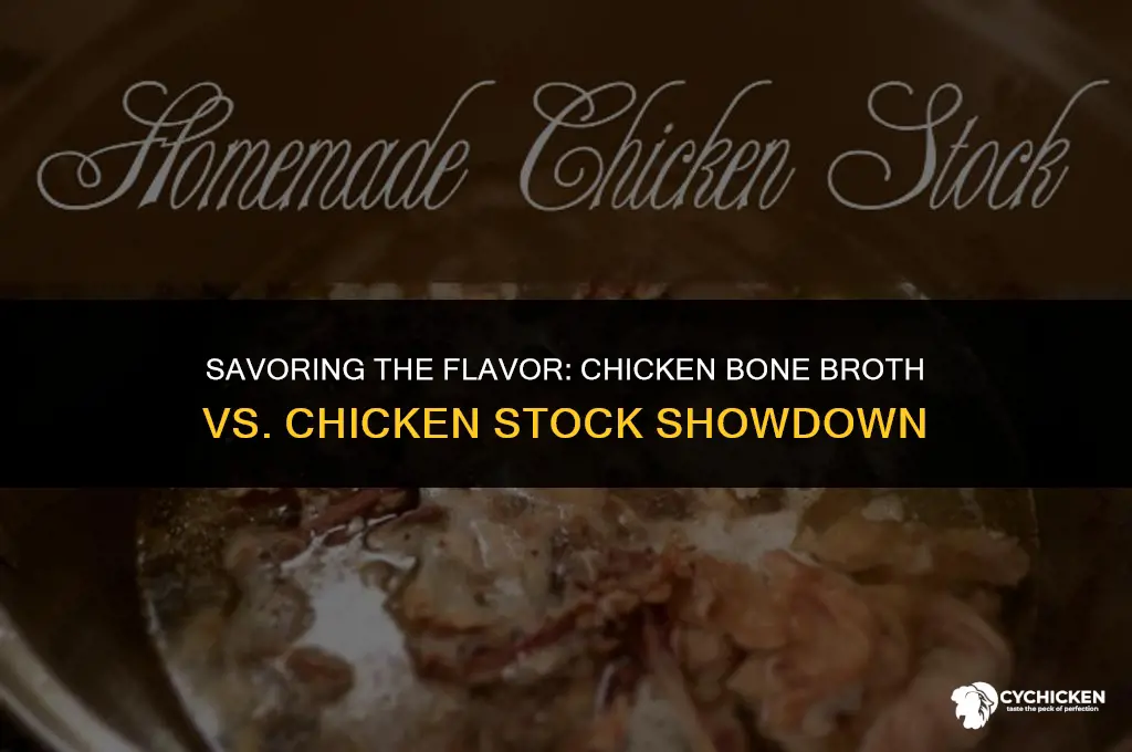 what tastes better chicken bone broth or chicken stock