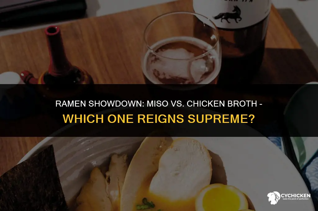 what tastes better with ramen miso or chicken broth
