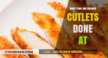 Perfect Chicken Cutlets: Ideal Internal Temperature for Juicy Results