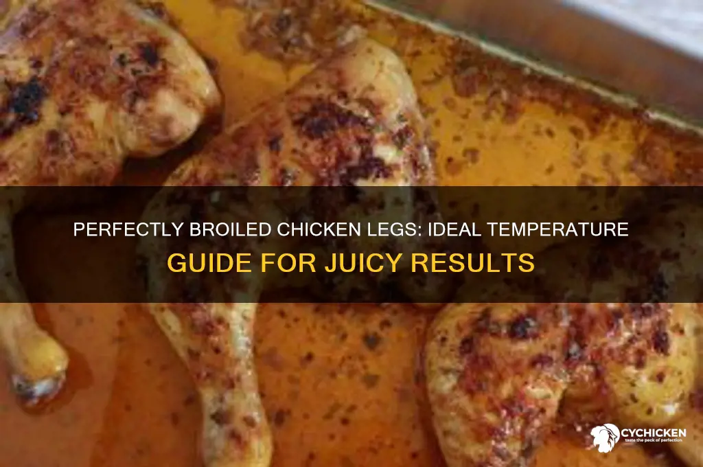 what temp do i broil chicken legs