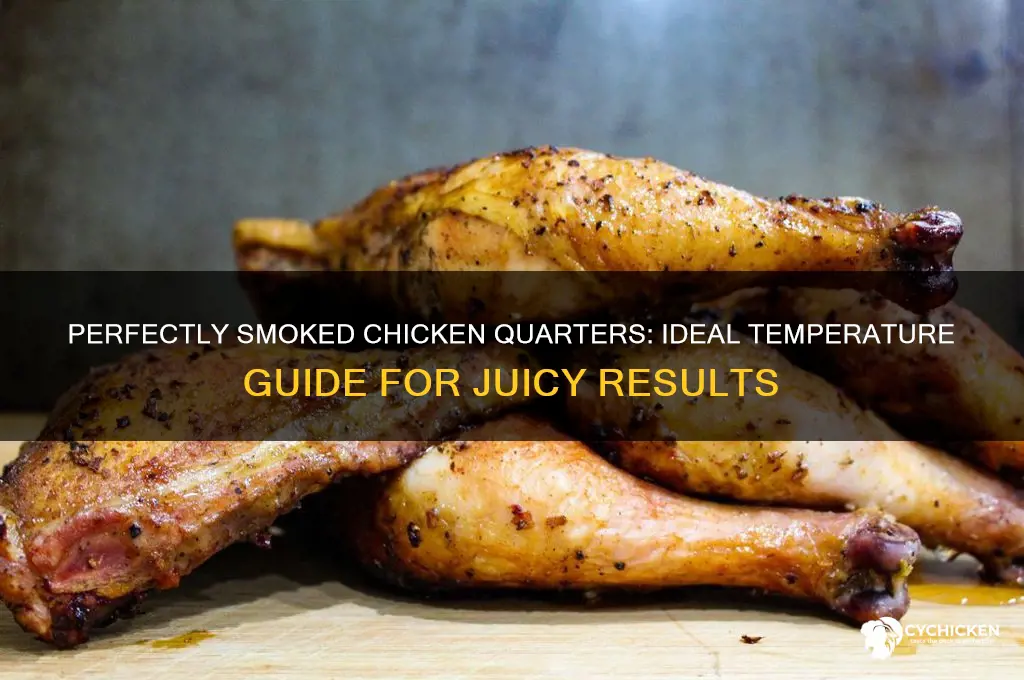 what temp do you smoke chicken quarters