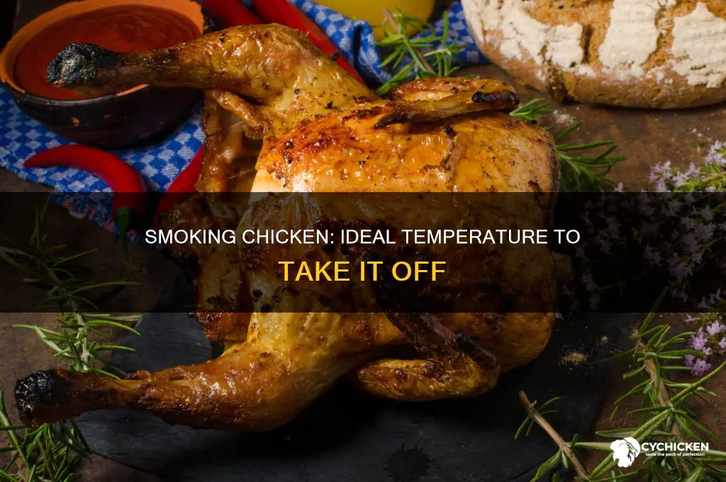what temp do you take chicken off the smoker