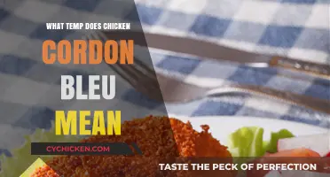 What Temp Does Chicken Cordon Bleu Mean? Perfect Cooking Guide