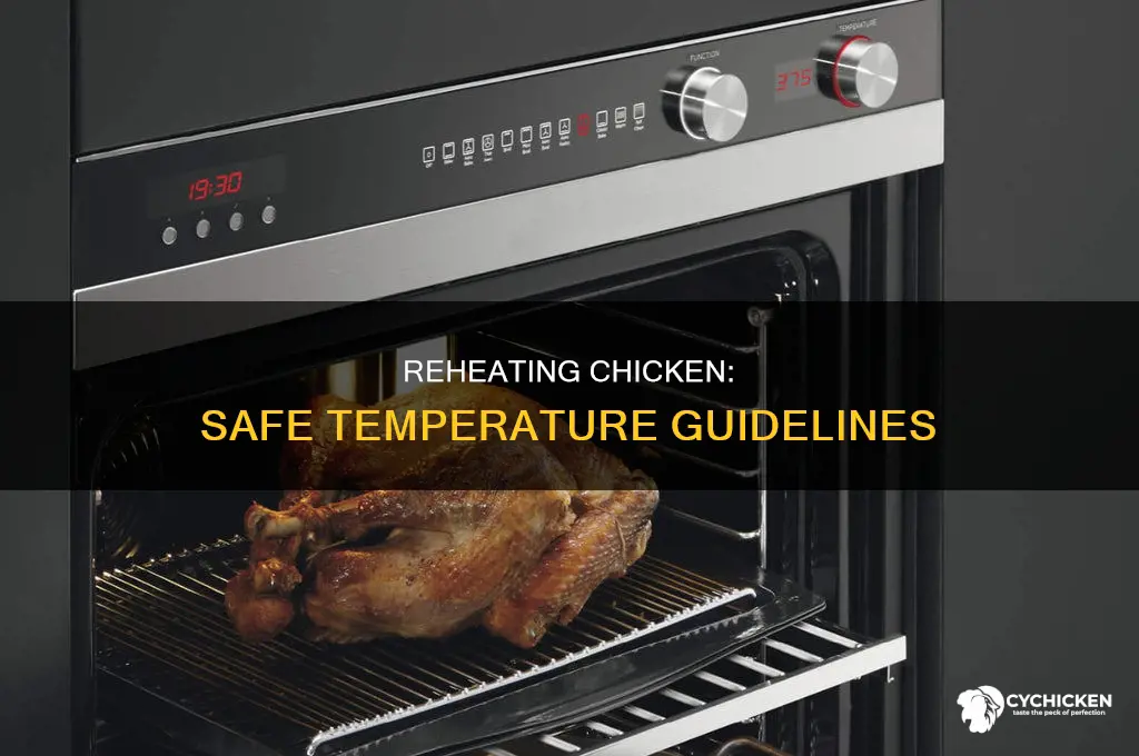 what temp does chicken need to be reheated to