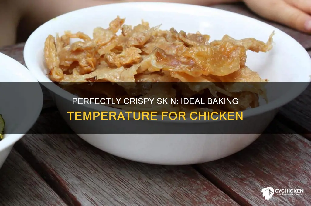 what temp for baking chicken with skin