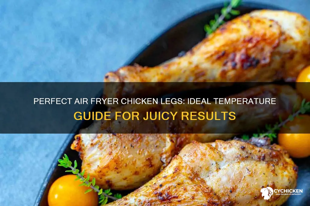 what temp for chicken legs in air fryer