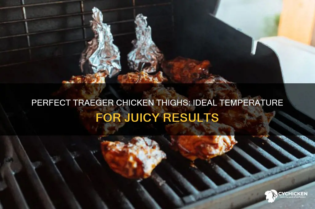 what temp for chicken thighs on traeger