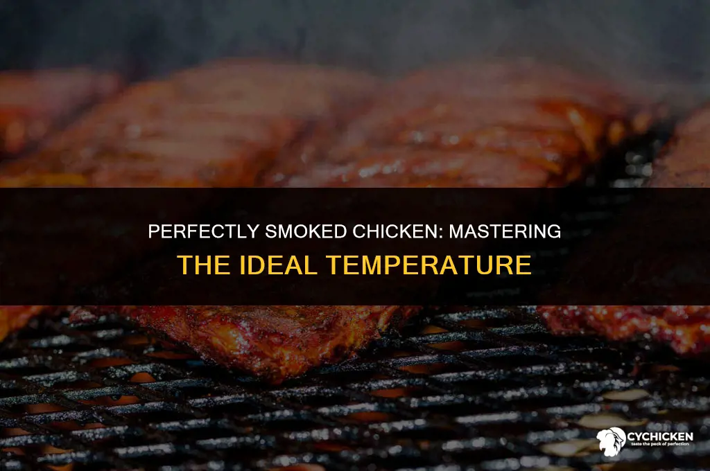 what temp for whole smoked chicken