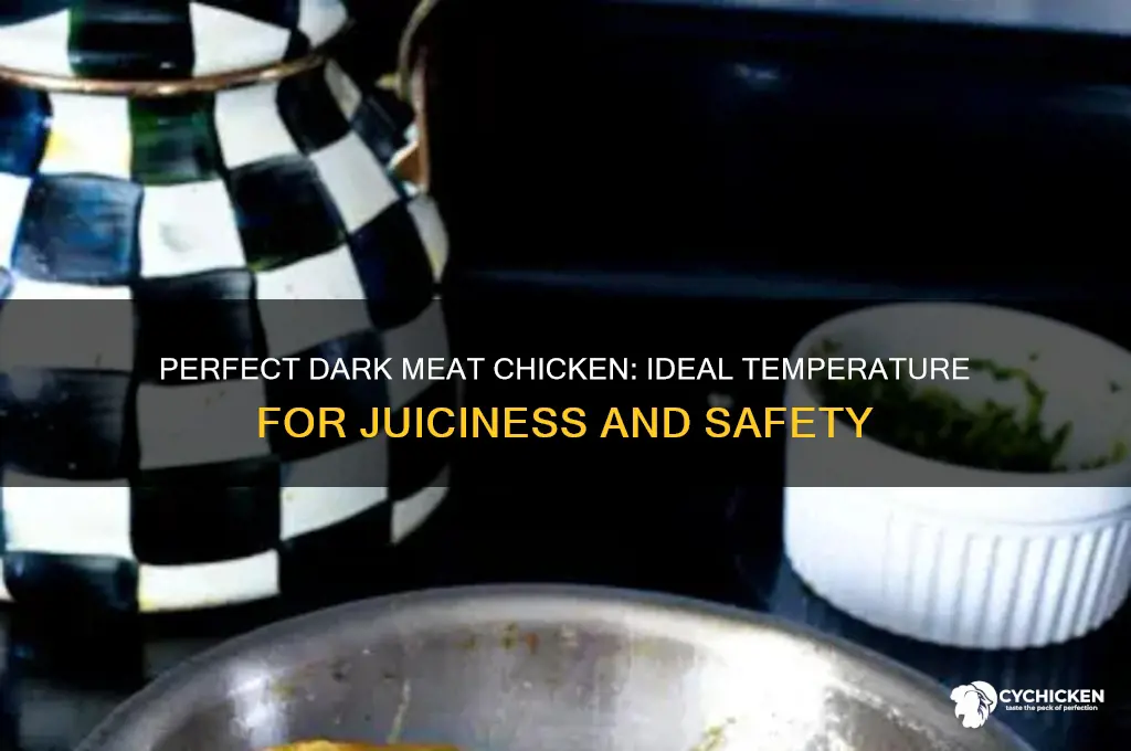 what temp is dark meat chicken done