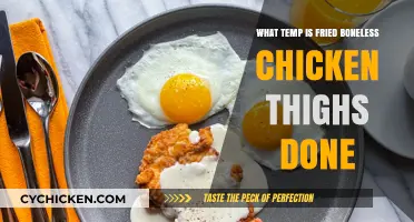 Perfectly Fried Boneless Chicken Thighs: Ideal Temperature for Crispy Results