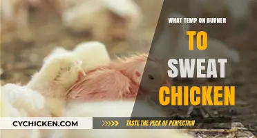 Perfect Chicken Sweating: Optimal Burner Temperature Guide for Juicy Results