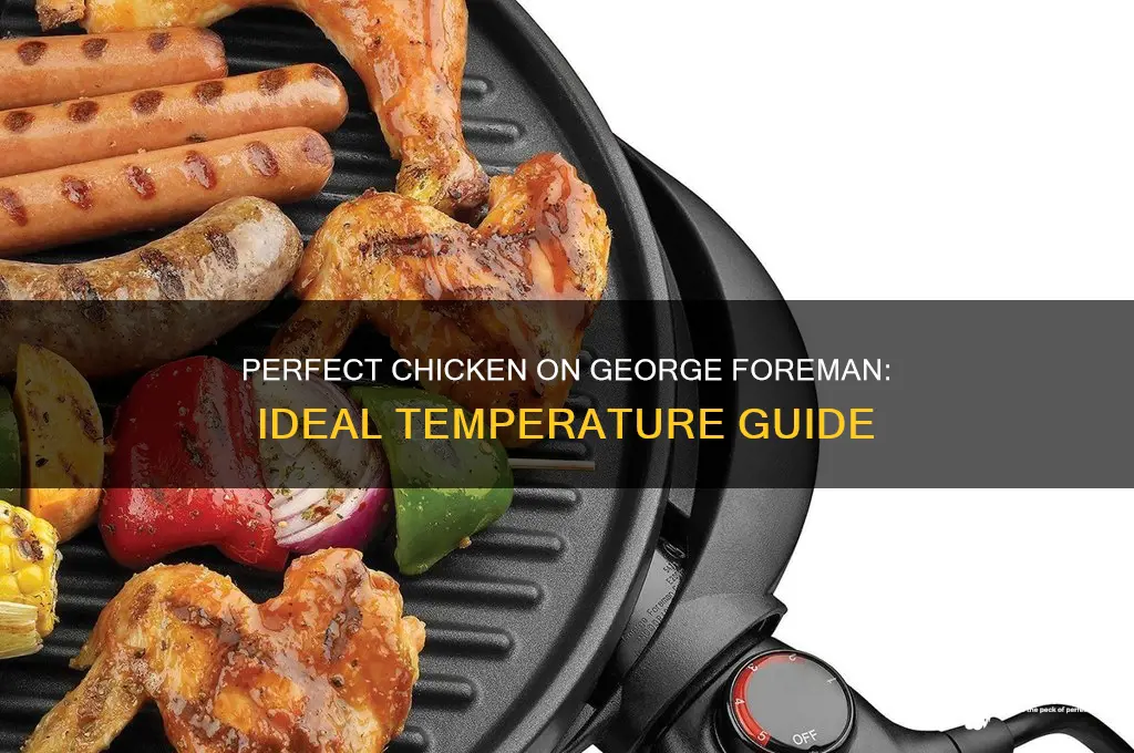 what temp on george foreman for chicken