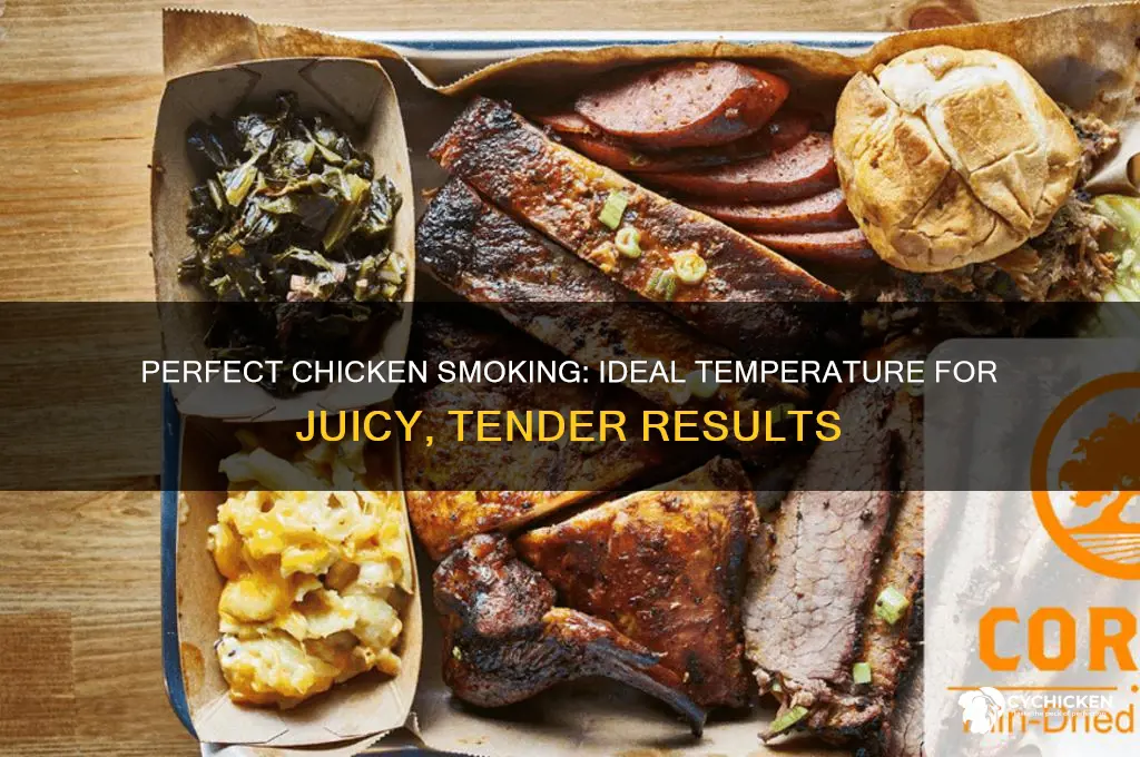 what temp sgould you smoke a chicken at