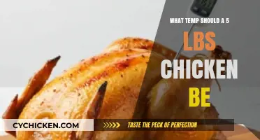 Perfectly Cooked 5-Pound Chicken: Ideal Internal Temperature Guide