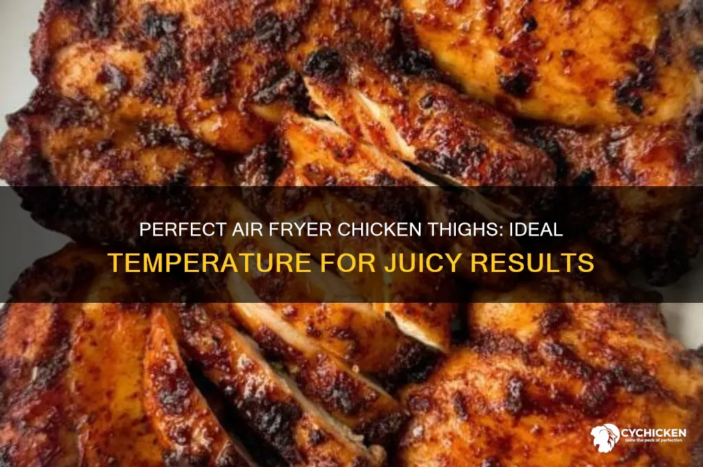 what temp should i air fry chicken thighs