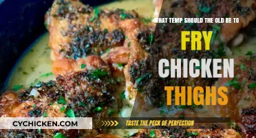 Perfectly Crispy Chicken Thighs: Ideal Oil Temperature for Frying