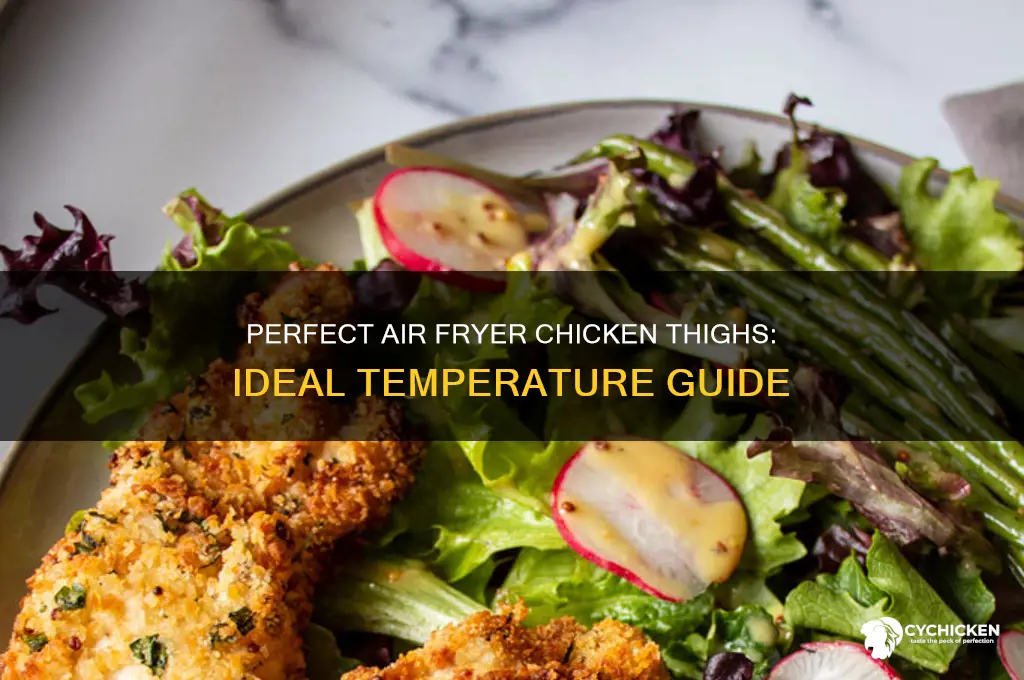 what temp to airfry chicken thighs