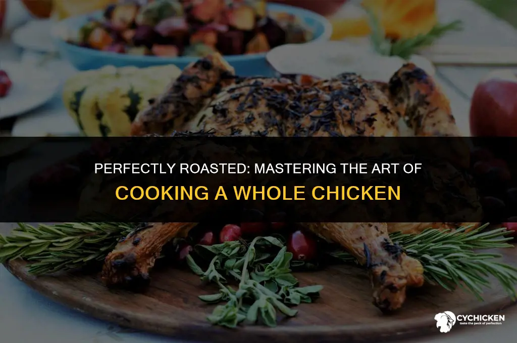 what temp to cook a whole chicke