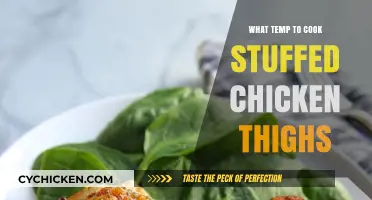Perfectly Cooked Stuffed Chicken Thighs: Ideal Temperature Guide