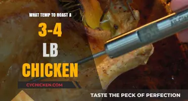 Perfect Roast Chicken: Ideal Temperature for 3-4 lb Bird