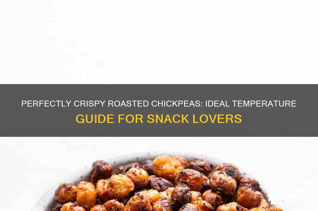 what temp to roast chick peas