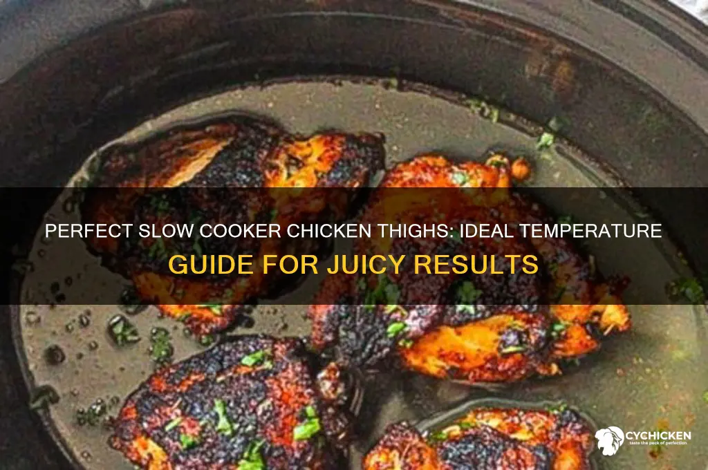 what temp to slow cook chicken thighs