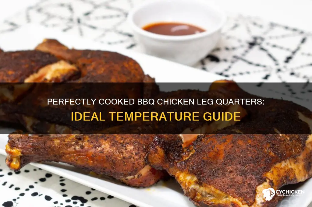 what temperature barbecued chicken leg quarters done