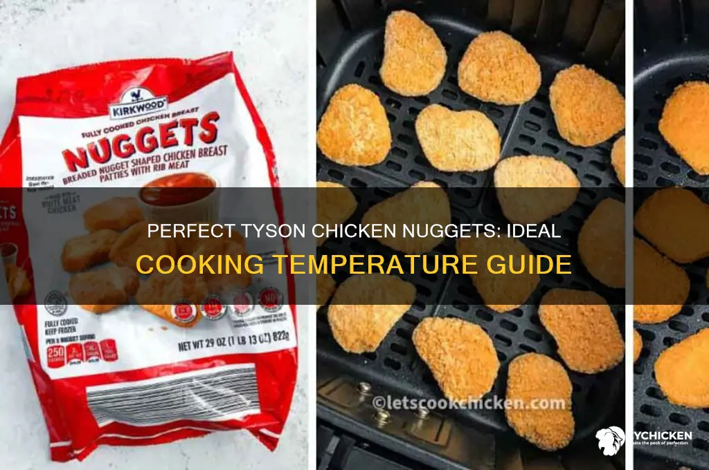 what temperature do you cook tyson chicken nuggets