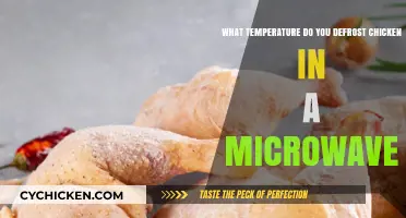 Microwaving Chicken: Safe Defrosting Temperature Tips