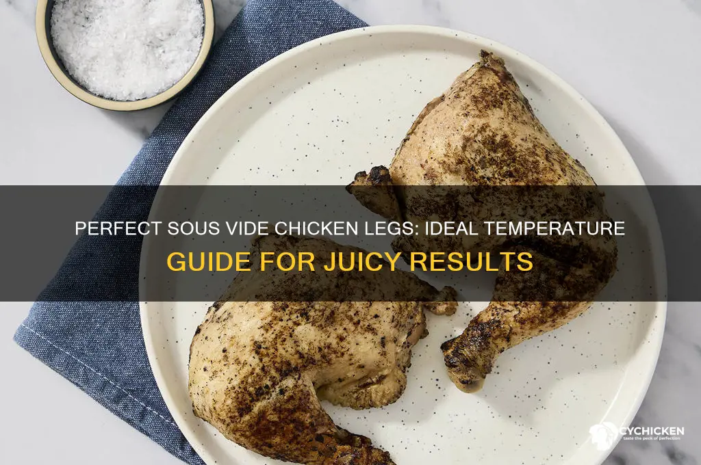 what temperature do you sous vide chicken legs