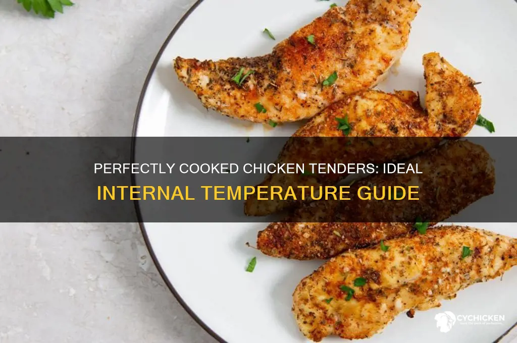 what temperature must chicken tenders be at