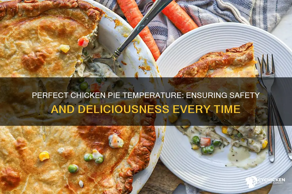 what temperature should a chicken pie be