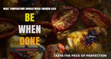 Mock Chicken Legs: Perfect Temperature for Cooking