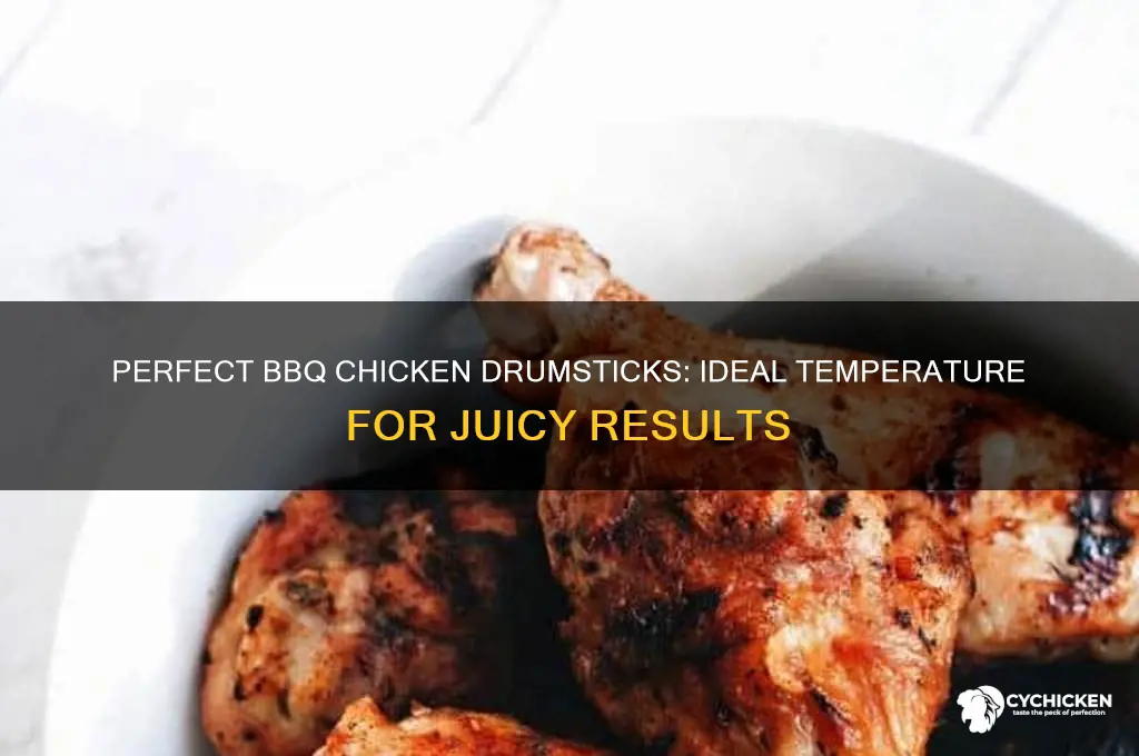 what temperature should you bbq chicken drumstick for