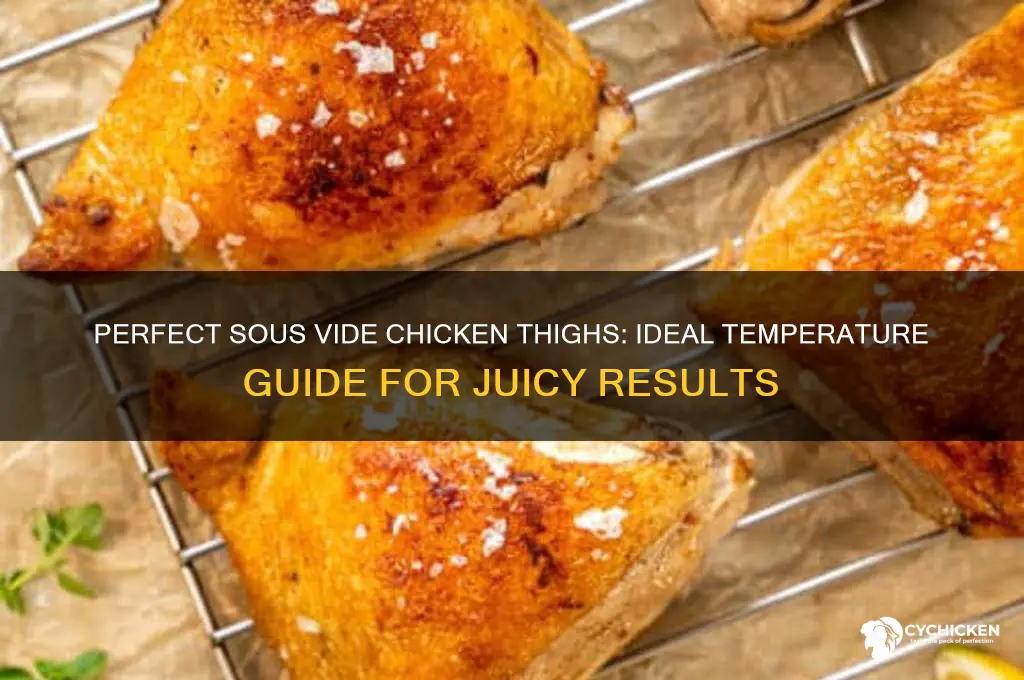 what temperature to sous vide chicken thighsd