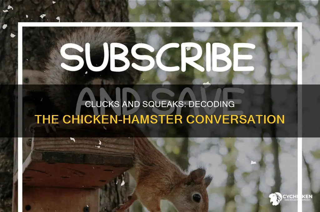 what the chicken say to the hamster