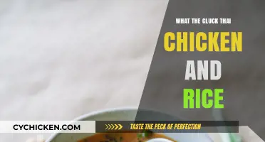 What the Cluck: Thai Chicken and Rice Recipe Unveiled