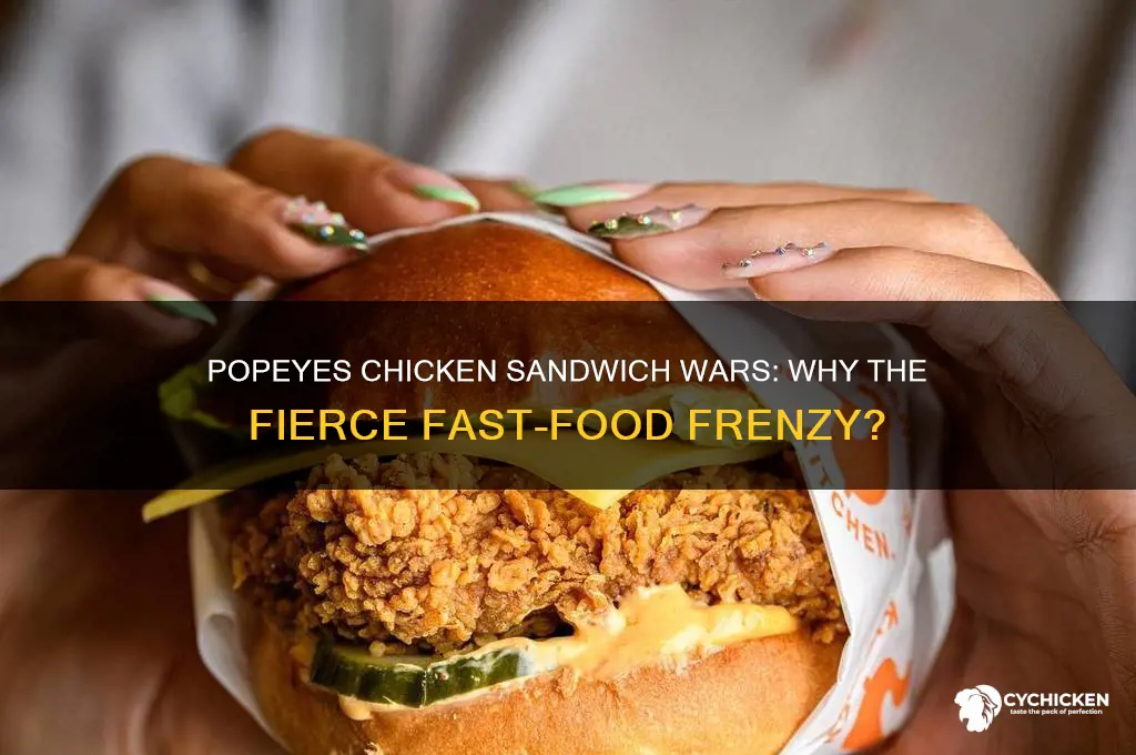 what the deal with fighting over popeyes chicken sandwich