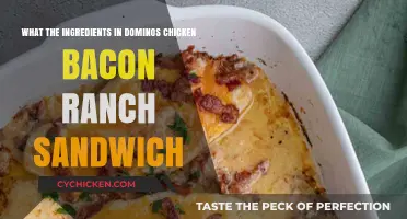 Unveiling Domino's Chicken Bacon Ranch Sandwich Ingredients: A Tasty Breakdown