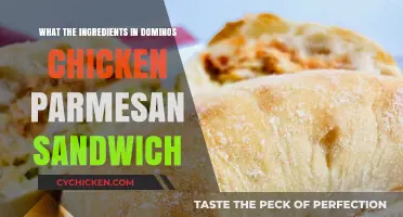 Discover the Tasty Ingredients in Domino's Chicken Parmesan Sandwich