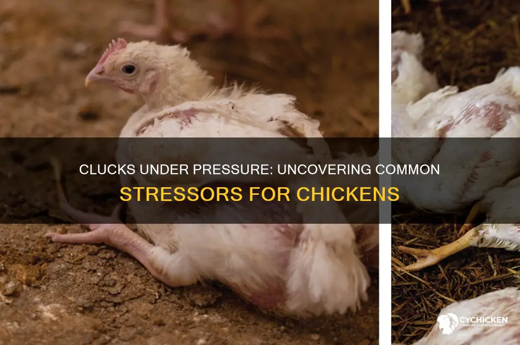 what things could stress out a chicken
