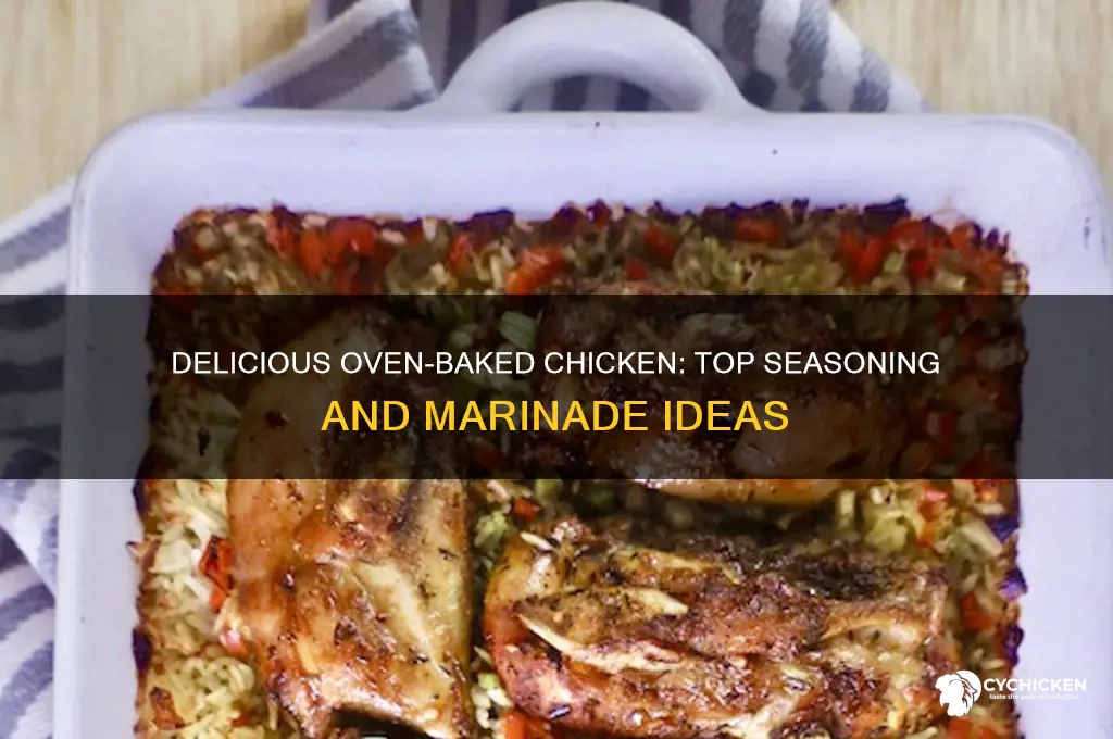 what ti put on chicken in the iven