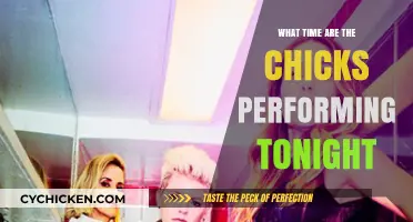 Chicks Performance Tonight: Start Time and Venue Details Revealed
