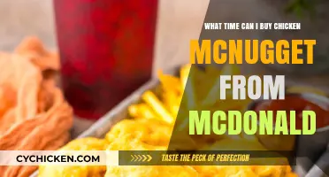 When Can You Buy Chicken McNuggets at McDonald's?