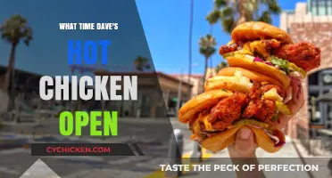 Dave's Hot Chicken Opening Hours: When Does the Heat Begin?